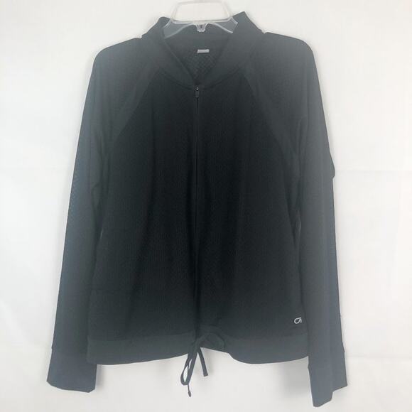 GAP I Women's Active Wear Black Zipper Jacket - Picture 1 of 10